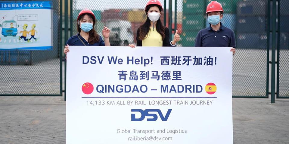 dsv we help tren record china madrid covid